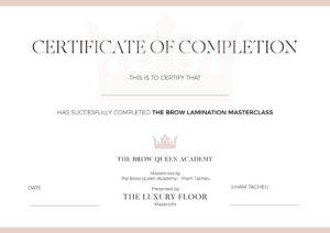 The Brow Queen Lamination Masterclass - The Luxury Floor